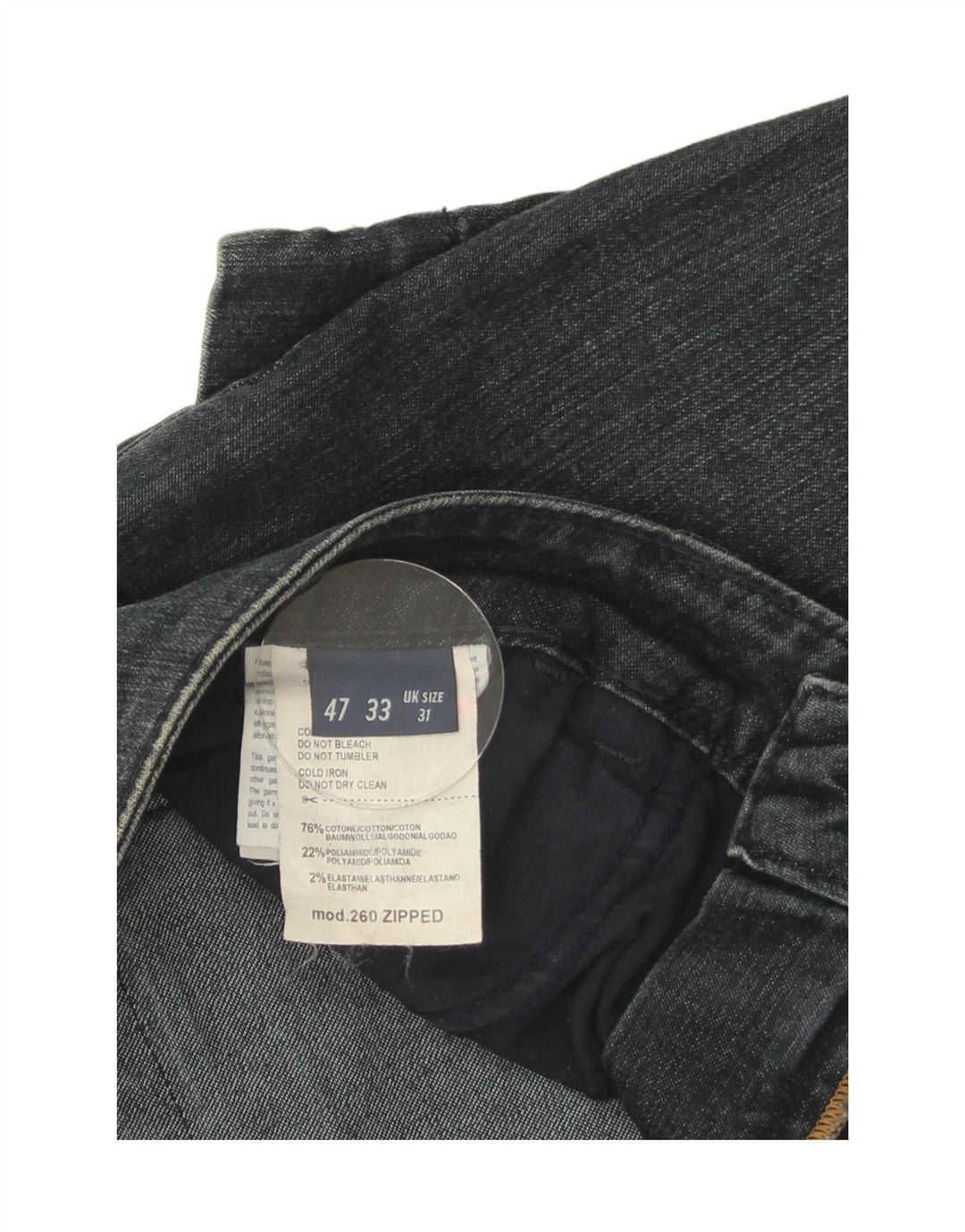Trussardi Jeans Slim Feminino W31 L32 Azul Algodão