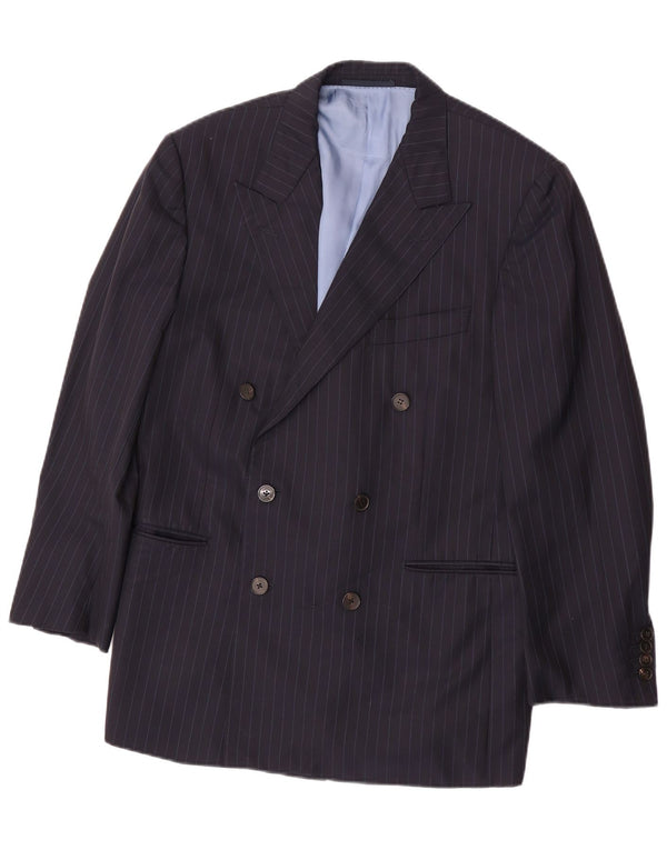 Jaqueta Blazer Masculina Ermenegildo Zegna IT 48 Médio Azul Marinho Clássico