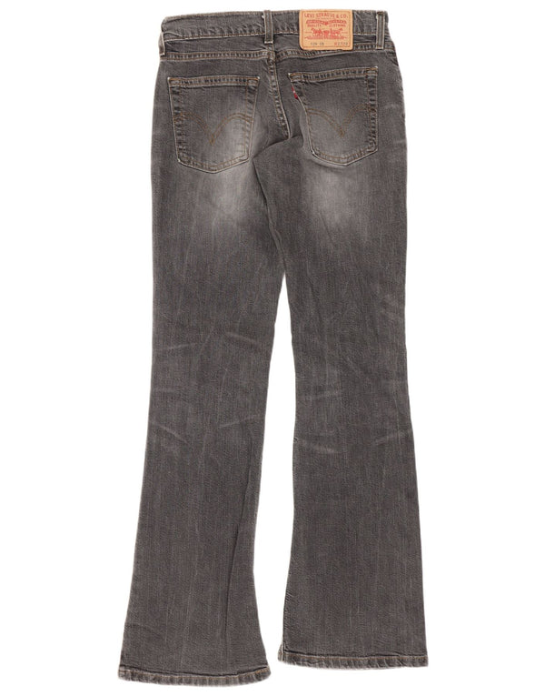 Jeans feminino Levi's 529 Curvy Bootcut W27 L32 algodão cinza