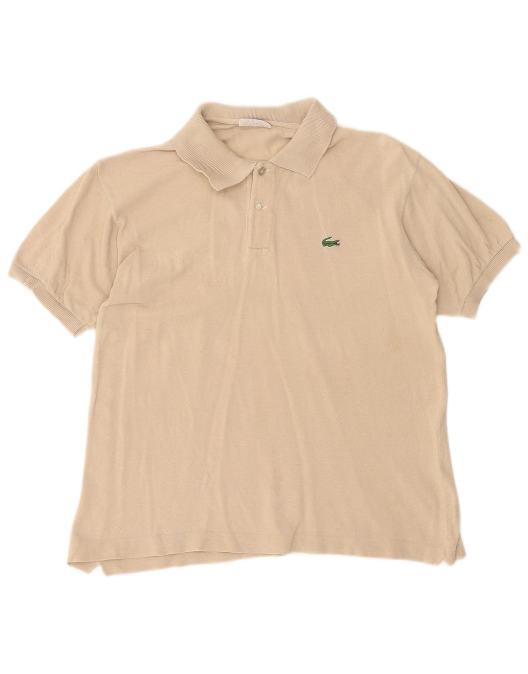Polo Lacoste Masculino Chemises Médio Bege