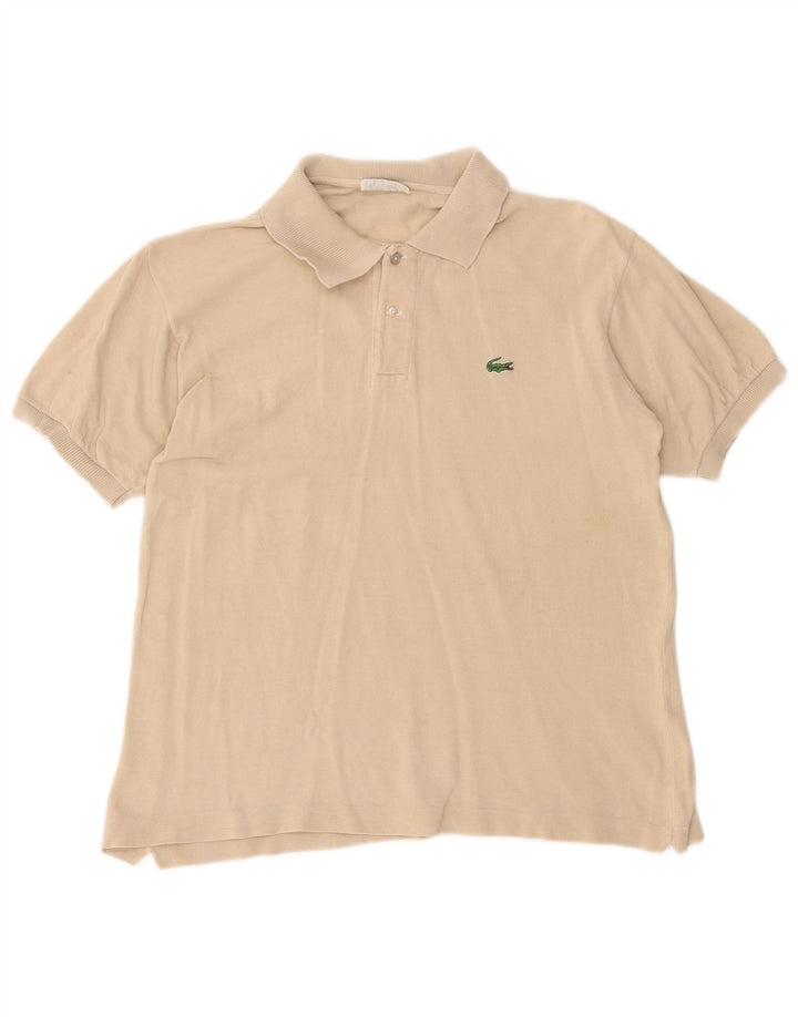 Polo Lacoste Masculino Chemises Médio Bege