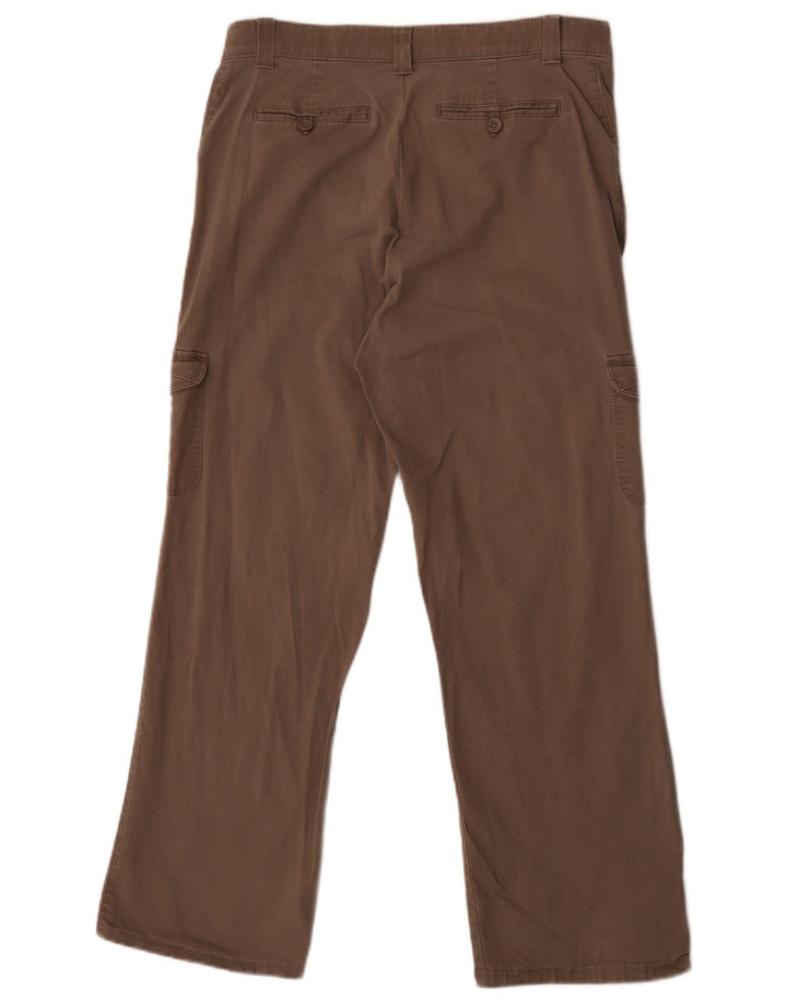 Calça cargo reta feminina Lee W31 L28 marrom