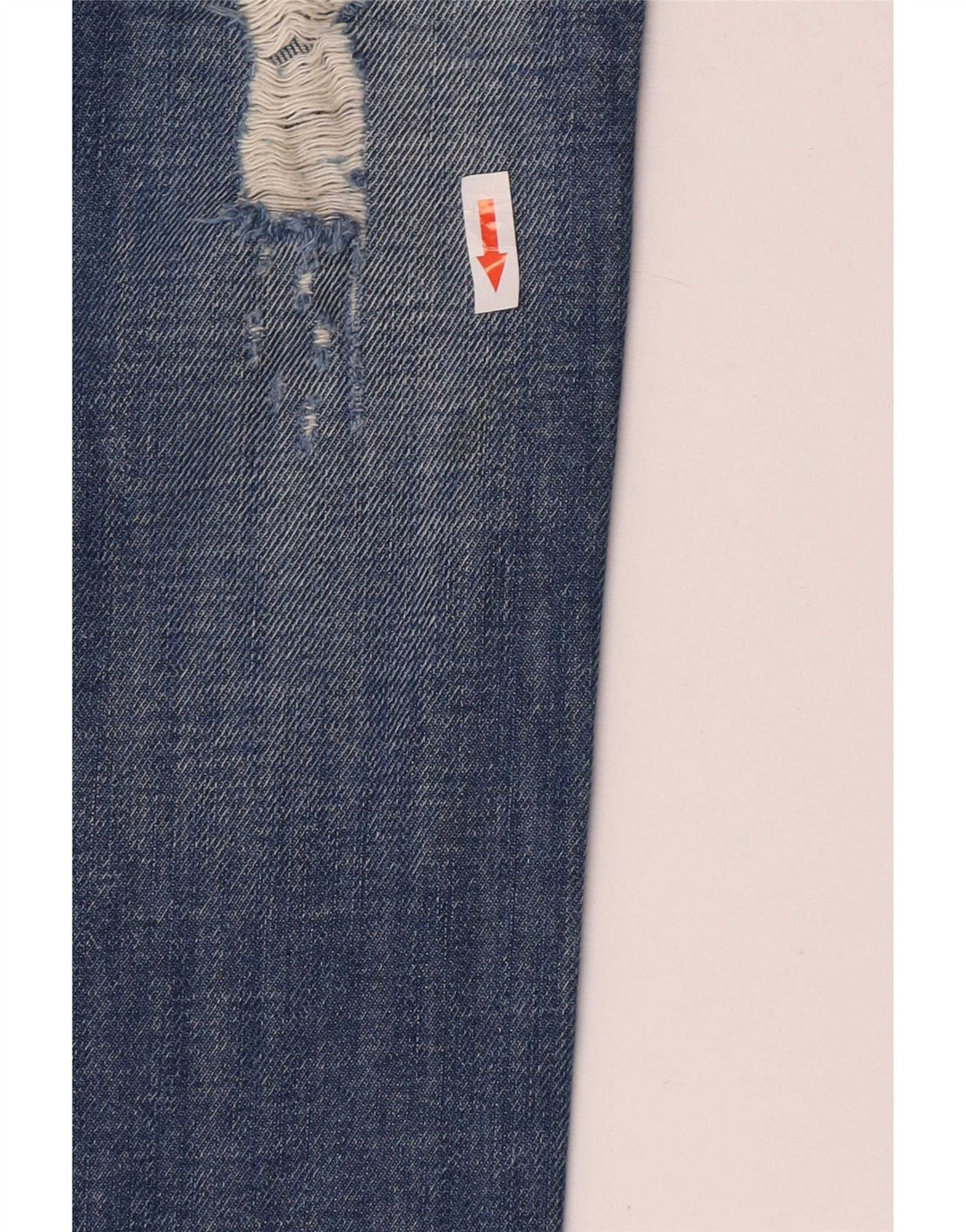 Jeans feminino Diesel Matic Distressed Slim W26 L32 Azul Algodão