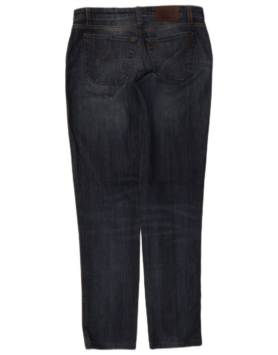 Jeckerson Jeans Slim Feminino W30 L32 Azul Marinho Algodão