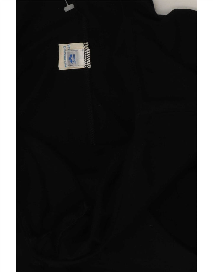 Arena Womens Graphic Swimwear IT 40 Pequeno Algodão Preto