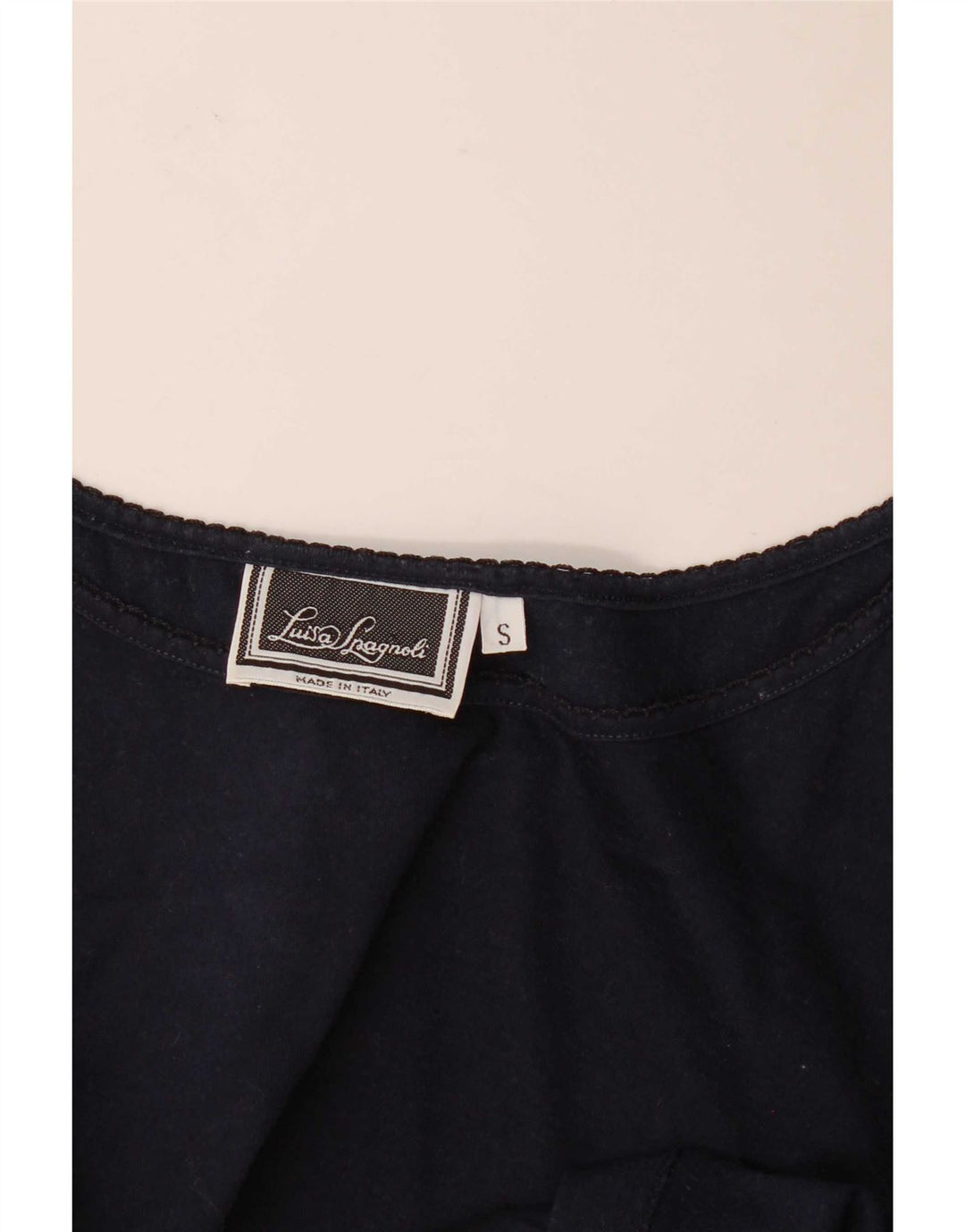 Colete feminino Luisa Spagnoli UK 10 pequeno azul marinho