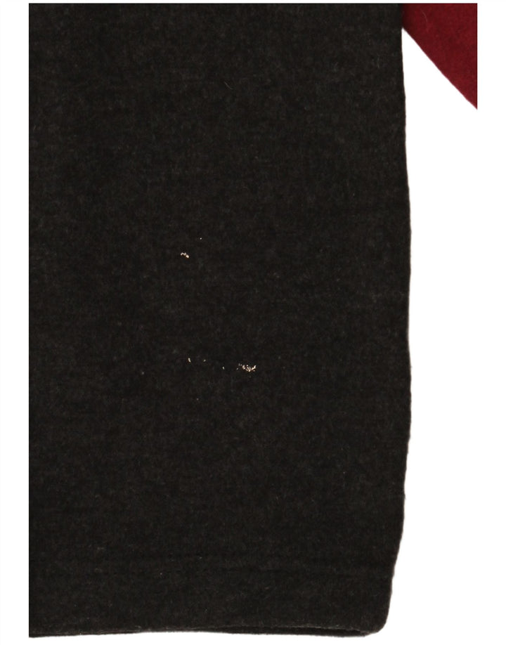 Suéter masculino Richmond com gola redonda e gola redonda médio preto colorblock