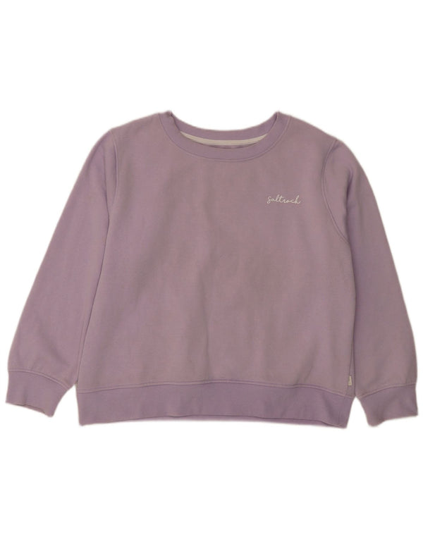 Saltrock moletom feminino jumper UK 18 XL algodão roxo