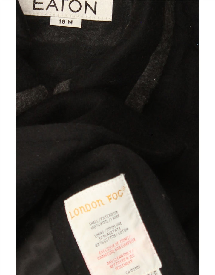 Sobretudo feminino LONDON FOG US 18 2XL lã preta
