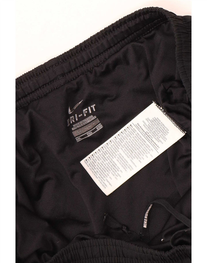 Shorts esportivos masculinos Nike Dri Fit 2XL poliéster preto