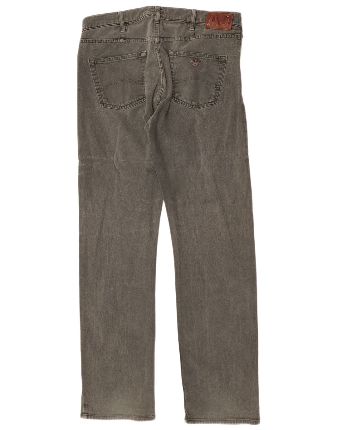 Calça jeans reta masculina Armani W36 L34 algodão verde