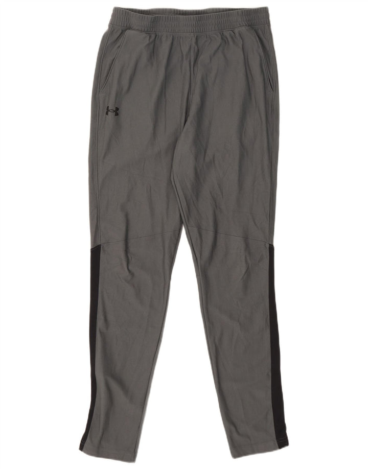 Calça de treino masculina UNDER ARMOUR com bloco grande cinza