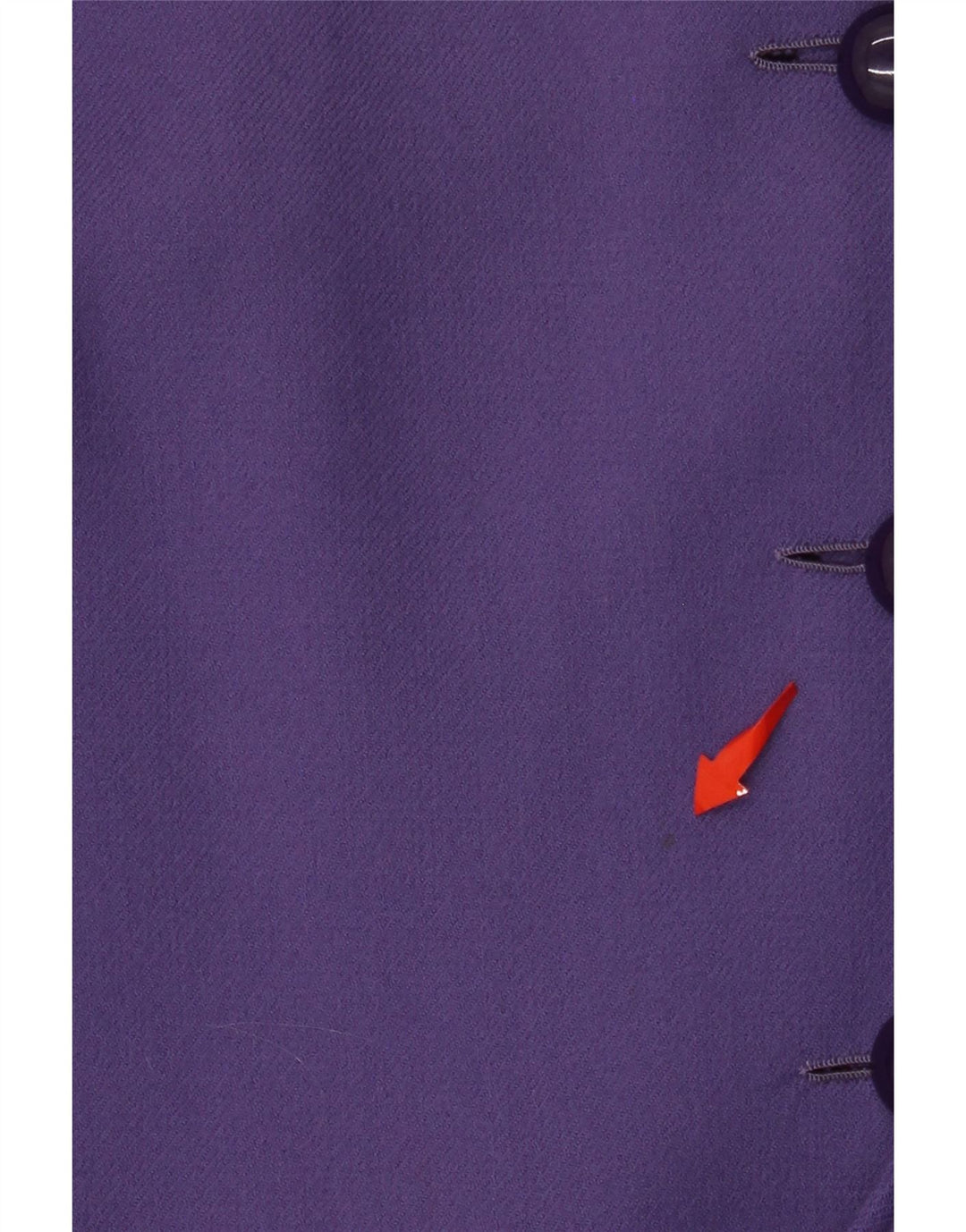 Jaqueta blazer feminina VINTAGE com 4 botões Reino Unido 16 grande roxo