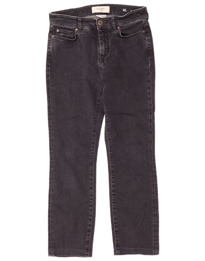Max Mara Jeans femininos de fim de semana W28 L25 cinza