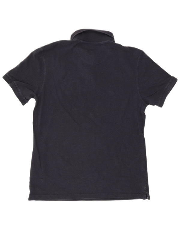 Camisa polo masculina Barbour XL azul marinho algodão