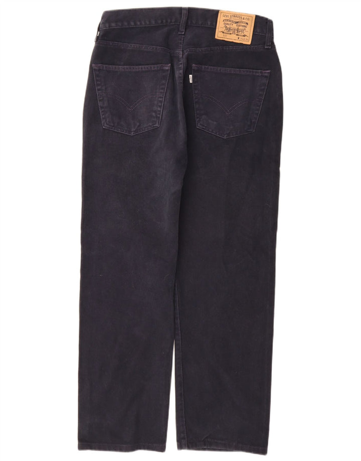 Levi's Masculino 551 Straight Jeans W34 L30 Azul Marinho Algodão