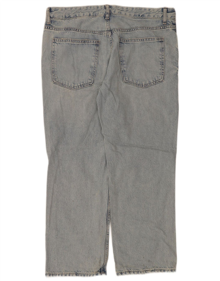 ZARA Jeans retos femininos EU 40 médio W30 L28 algodão azul
