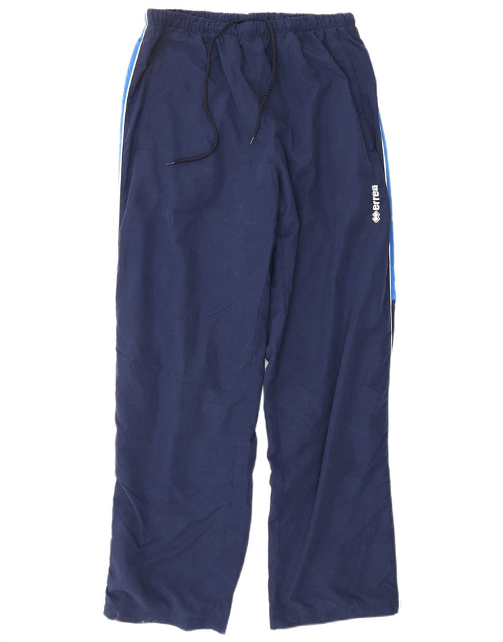 Calça de treino masculina ERREA grande poliéster colorblock azul marinho