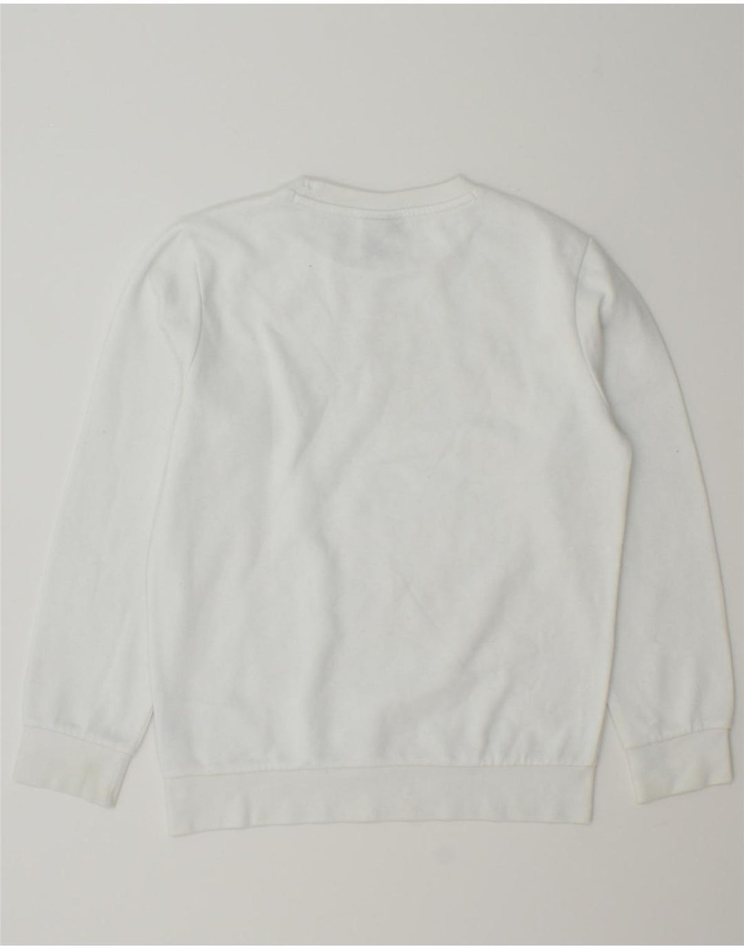 CHAMPION Boys Graphic Sweatshirt Jumper 11-12 Years Large  White Cotton Vintage Champion and Second-Hand Champion from Messina Hembry 