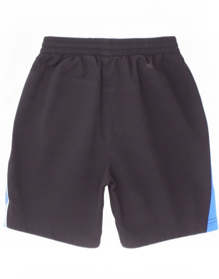 Shorts esportivos masculinos Adidas 9-10 anos preto colorblock poliéster