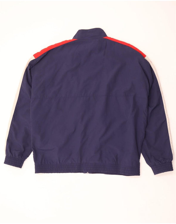 Fila Mens Graphic Tracksuit Top Jacket 2XL Azul marinho Colourblock Poliéster