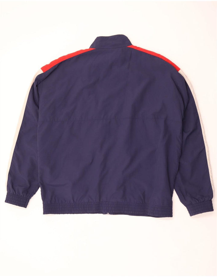 Fila Mens Graphic Tracksuit Top Jacket 2XL Azul marinho Colourblock Poliéster