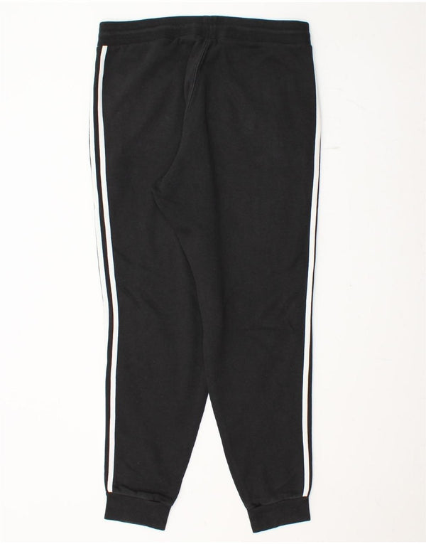ADIDAS Mens Treino Calças Joggers Grande Algodão Preto