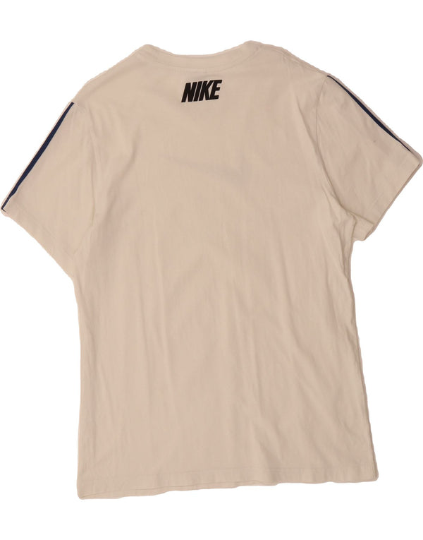 Camiseta gráfica masculina NIKE grande off white