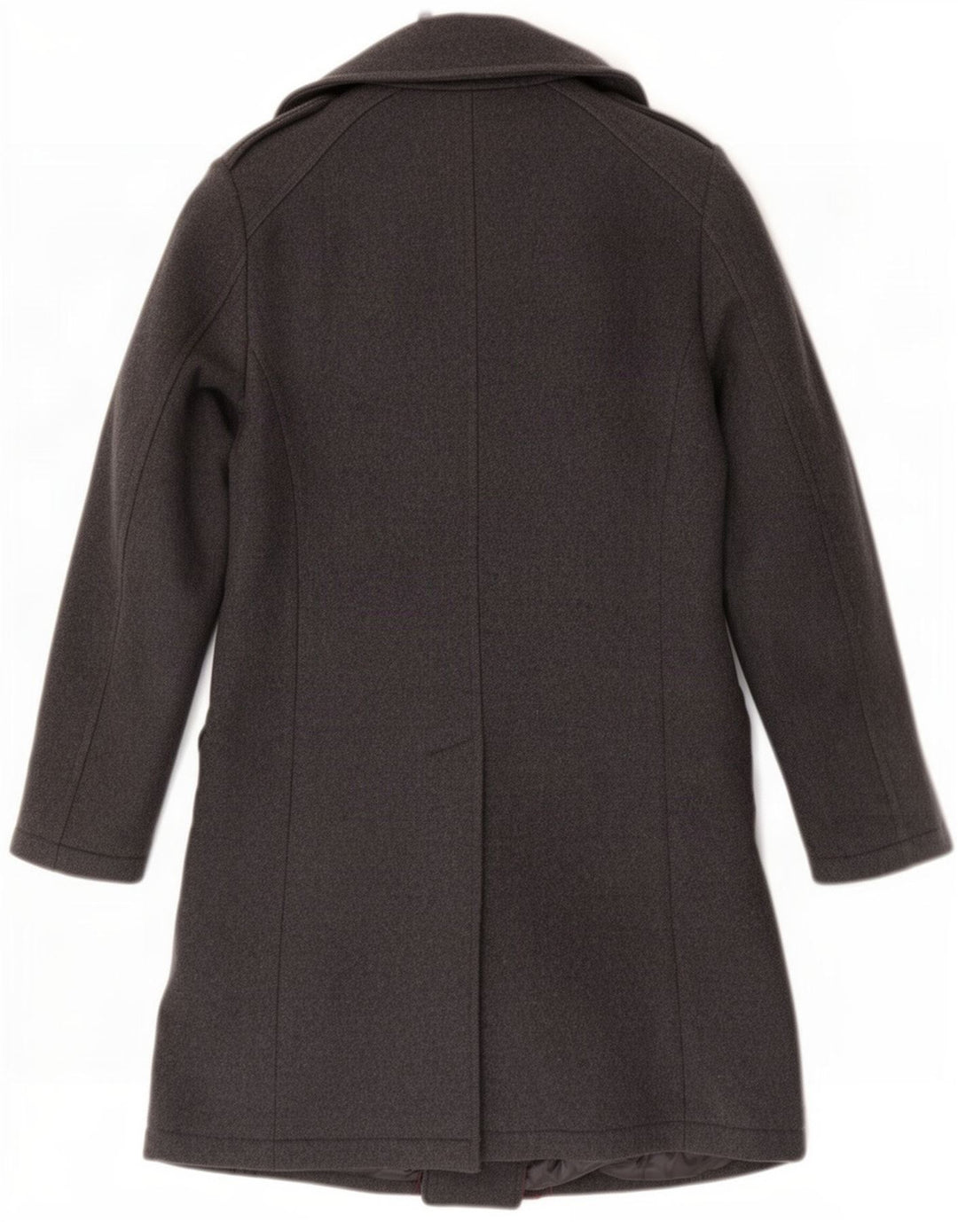 Casaco masculino Zara com peito duplo UK 38 lã cinza médio