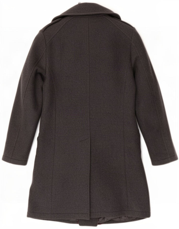 Casaco masculino Zara com peito duplo UK 38 lã cinza médio