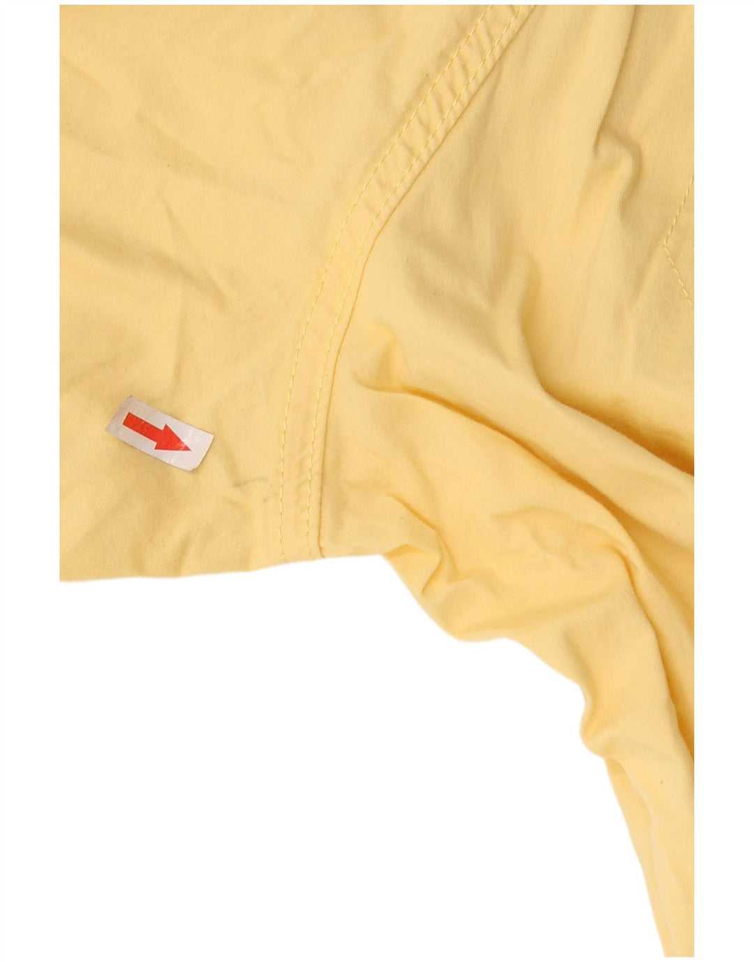 Shorts cargo feminino LEE com ajuste relaxado EUA 4 pequeno W28 algodão amarelo