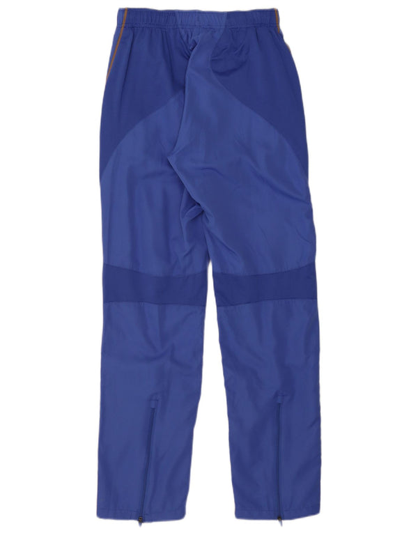 Calças de treino gráfico Asics para meninas 13-14 anos azul colorblock