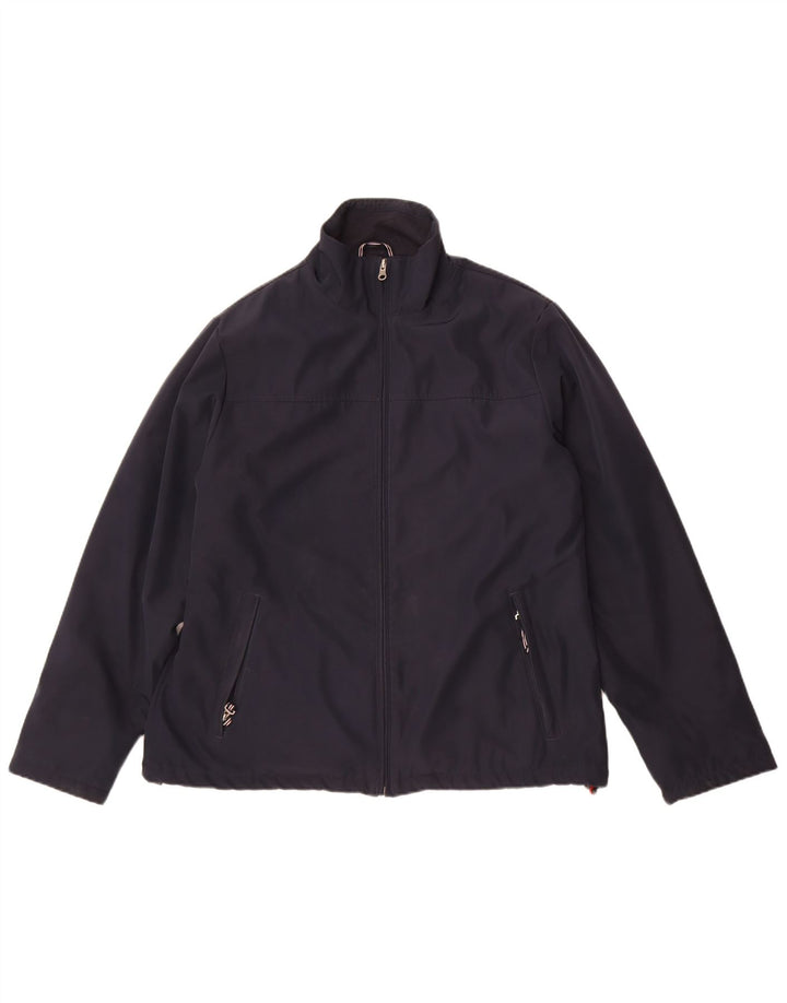 Jaqueta bomber masculina Gant UK 42 XL poliéster azul marinho
