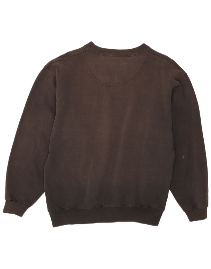 Champion moletom gráfico masculino jumper pequeno marrom