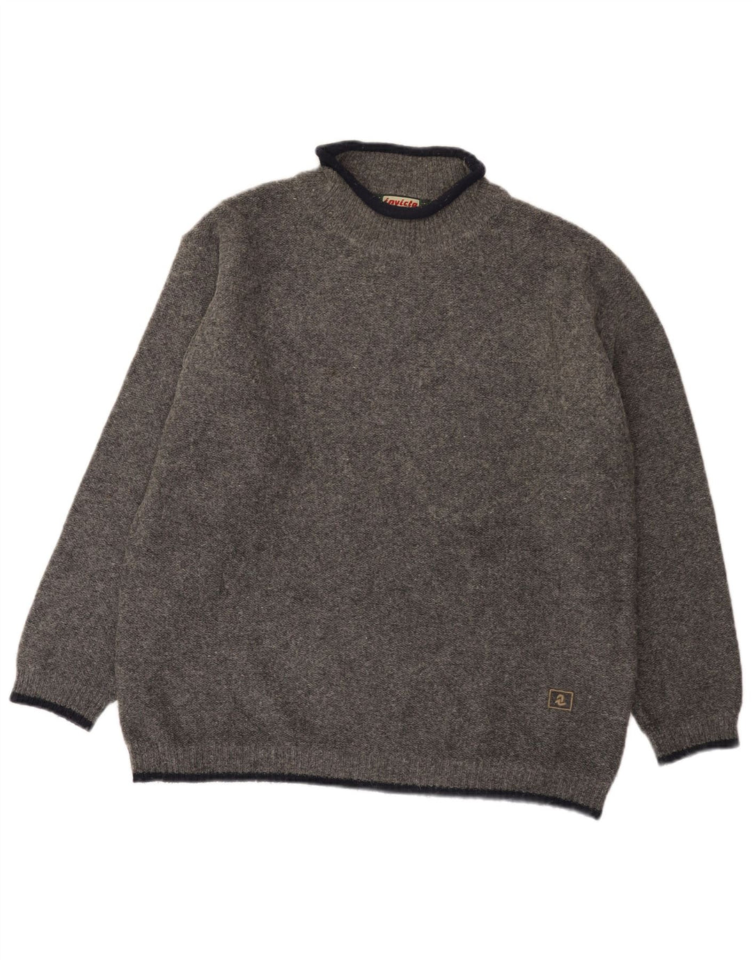 Suéter masculino Invicta com gola tartaruga XL lã cinza