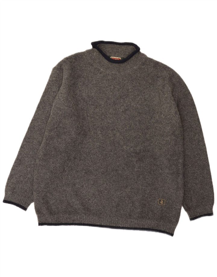 Suéter masculino Invicta com gola tartaruga XL lã cinza