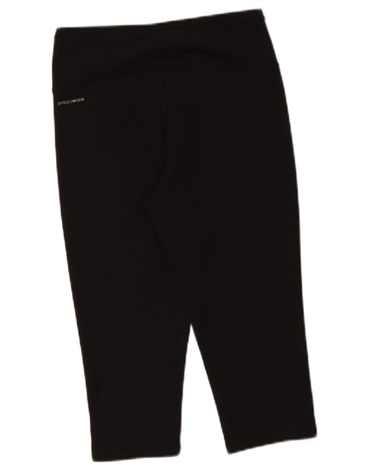 Leggings Capri Reebok Feminino UK 8/10 Pequeno Poliéster Preto
