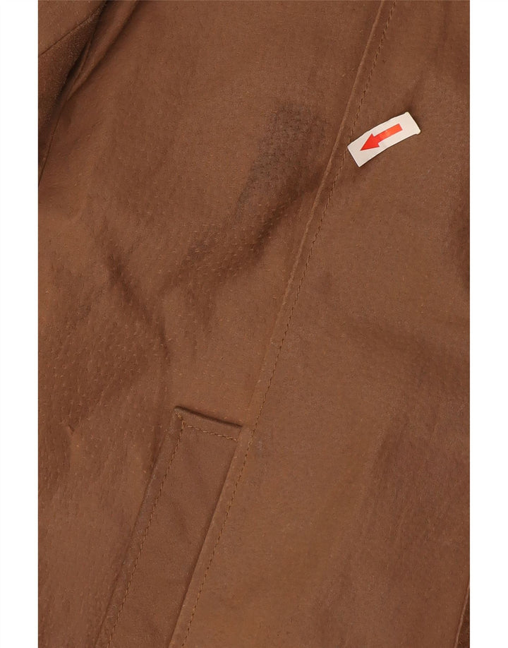 Jaqueta de couro masculina Route 66 UK 38 couro bege médio