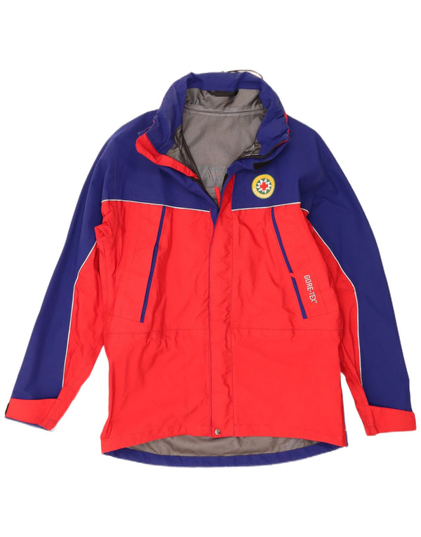 Jaqueta de esqui masculina Bergwacht Gore-Tex Graphic UK 40 grande bloco colorido vermelho