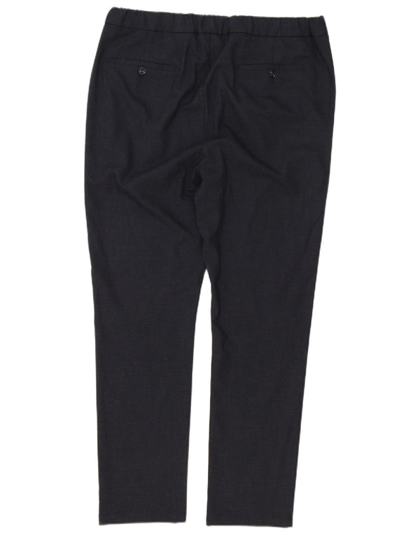 Calça Chino Masculina Premium Slim Jack & Jones XL W38 L30 Azul Marinho Xadrez