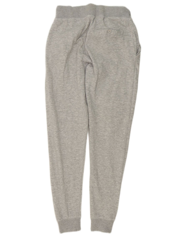Calça de treino feminina French Connection Joggers UK 10 pequeno cinza