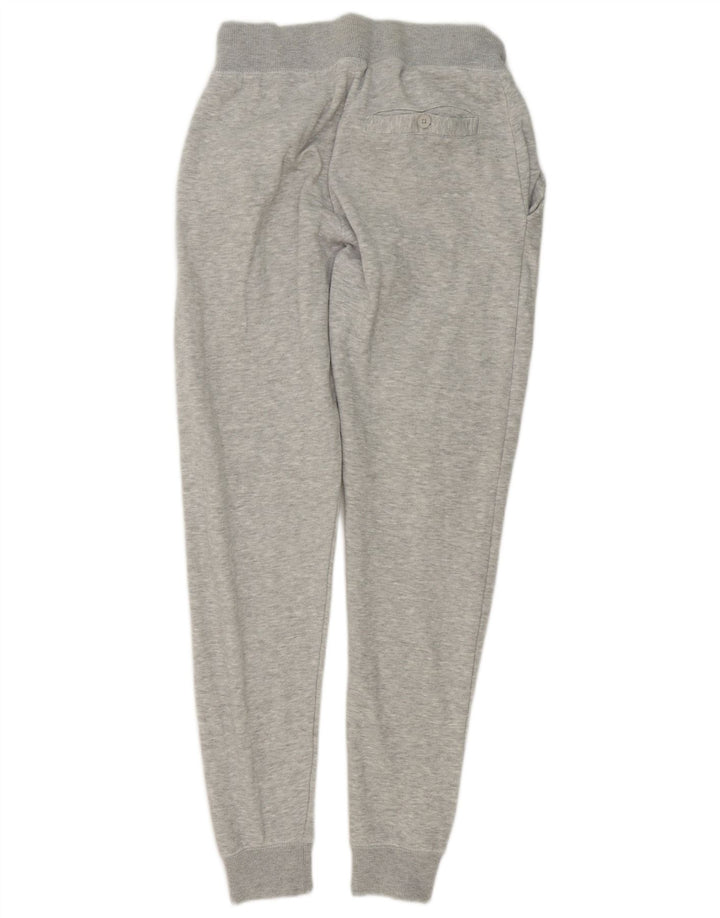 Calça de treino feminina French Connection Joggers UK 10 pequeno cinza