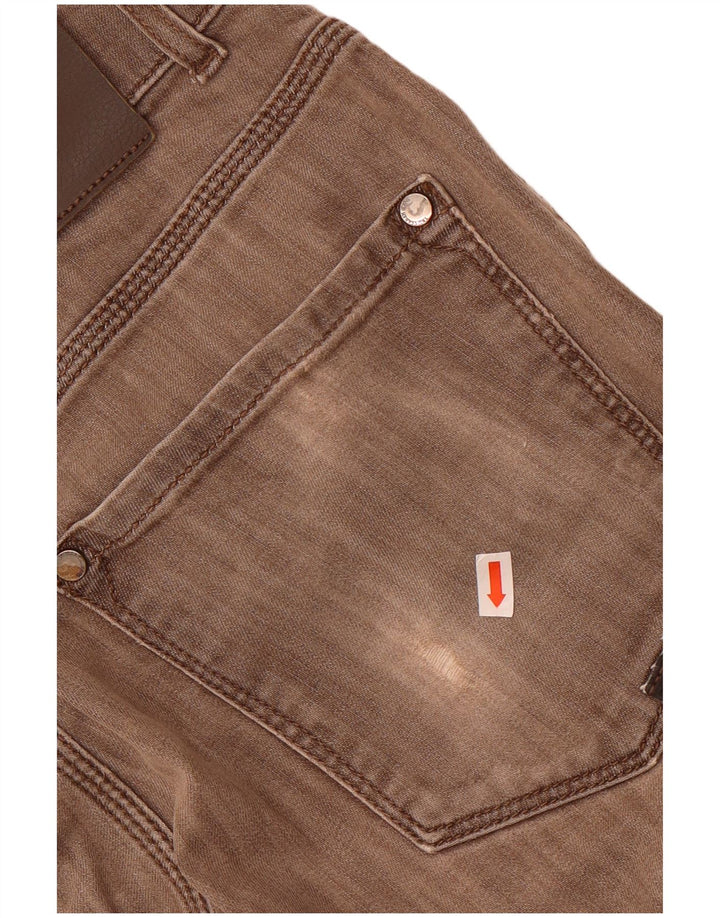 Trussardi Masculino Slim Jeans IT 47 Pequeno W31 L29 Cinza