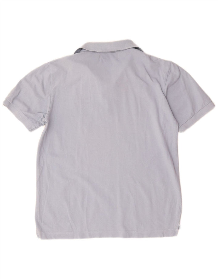 Camisa polo masculina Kappa pequena azul algodão