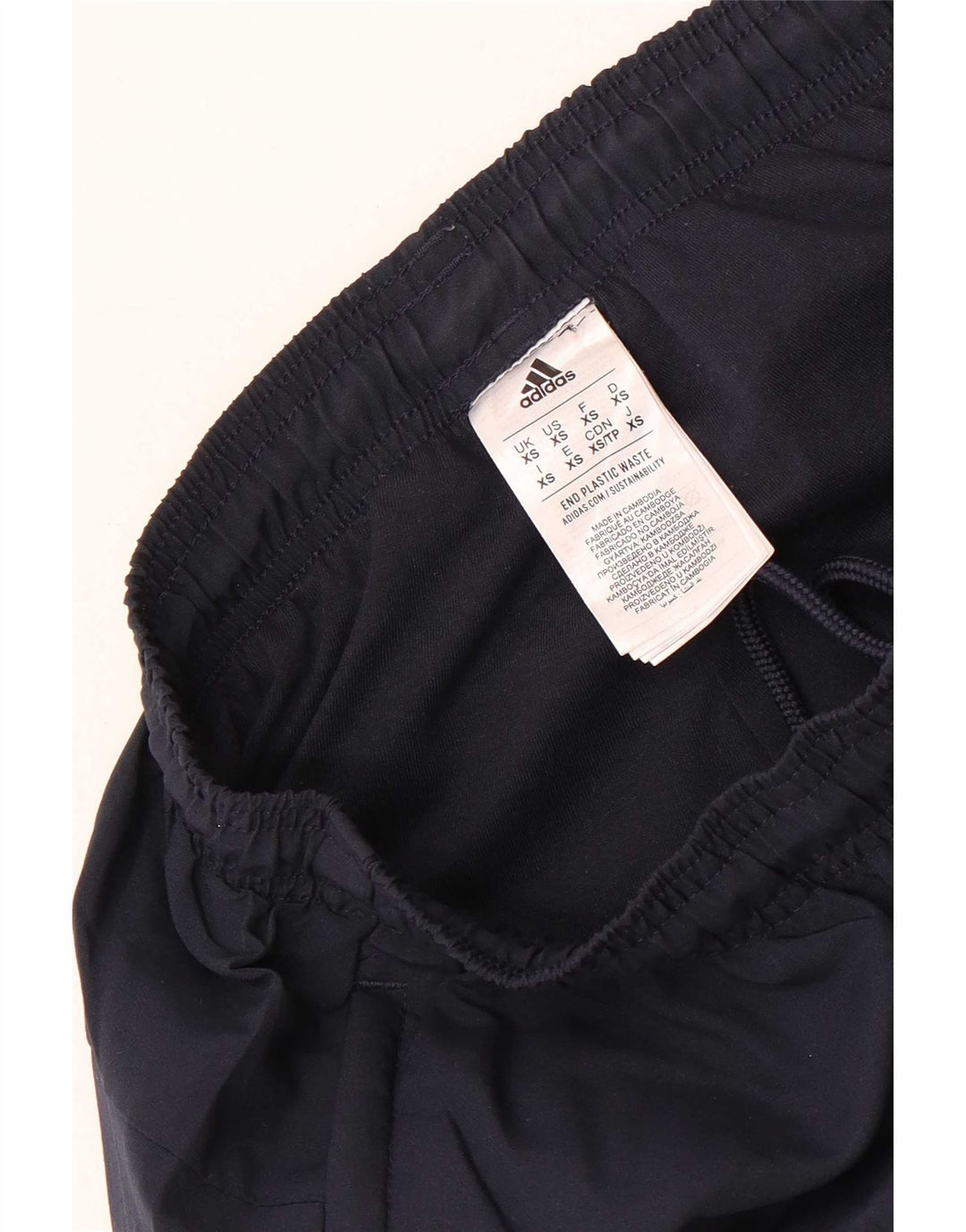 Calça de treino masculina Adidas Joggers XS azul marinho poliéster