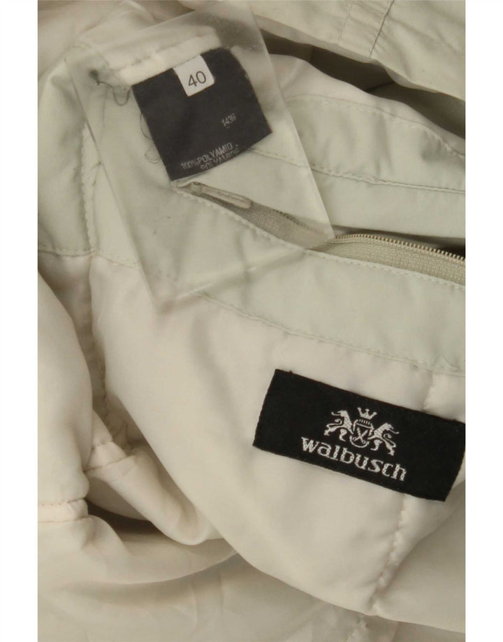 Casaco acolchoado grande feminino Walbusch EU 40 poliamida verde médio