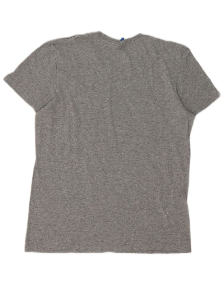 Camiseta Adidas Masculina Graphic Top Pequeno Cinza Salpicado