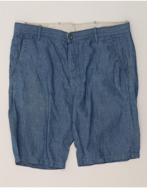 Shorts Chino Masculino Levi's W36 Grande Algodão Azul