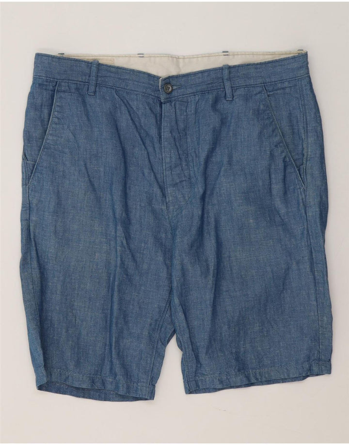 Shorts Chino Masculino Levi's W36 Grande Algodão Azul