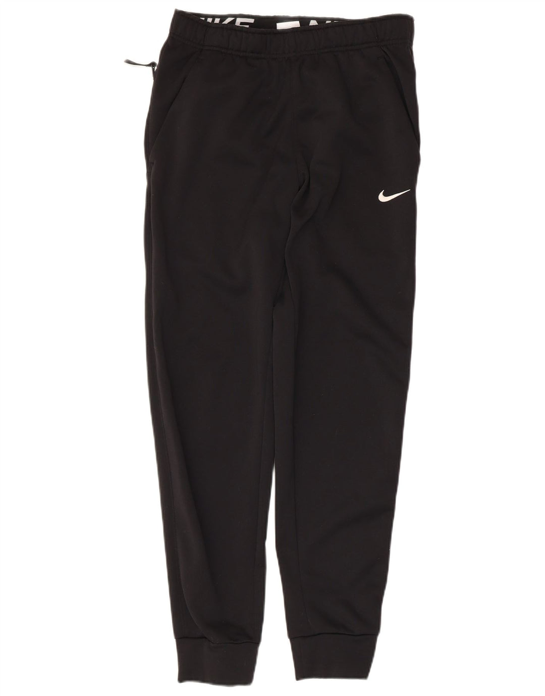 Calça de treino Nike masculina Therma-Fit joggers pequena preta de poliéster